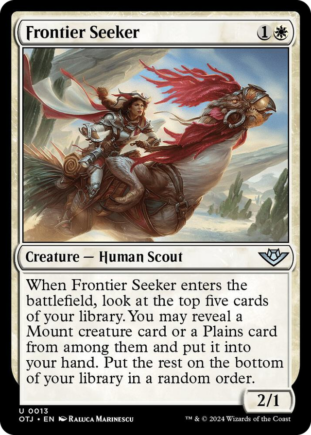 0013 Frontier Seeker U Outlaws of Thunder Junction