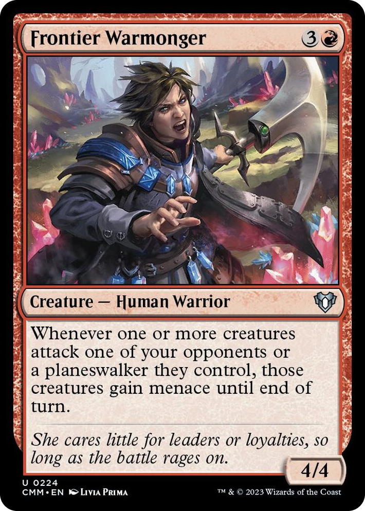 0224 Frontier Warmonger U Commander Masters