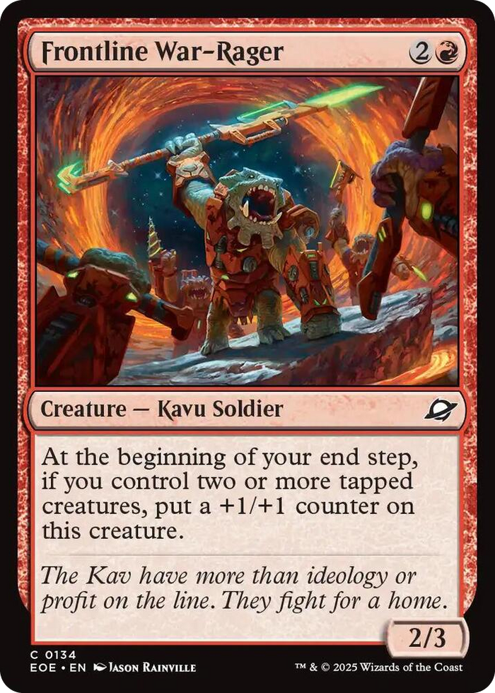 Frontline War-Rager #134 C - Edge of Eternities Pokemon card
