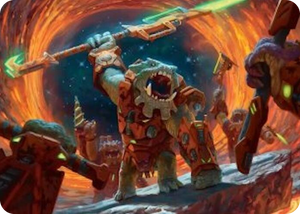 0016 Frontline War-Rager Art Card S Art Series: Edge of Eternities