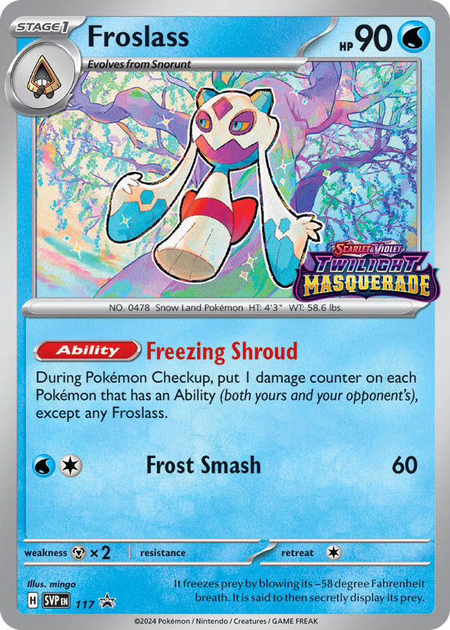 0117 Froslass - 117 Promo Scarlet & Violet Promo Cards