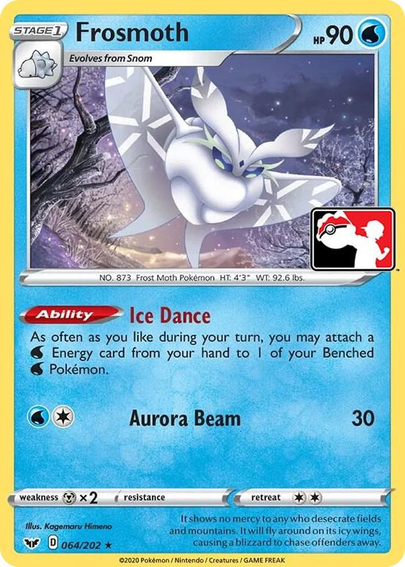 0064 Frosmoth Rare Prize Pack Series Cards