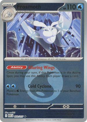0053 Frosmoth (Energy Symbol Pattern) Uncommon Ascended Heroes
