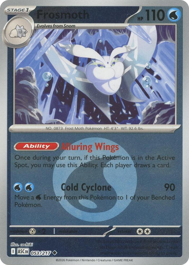 0053 Frosmoth (Energy Symbol Pattern) Uncommon Ascended Heroes