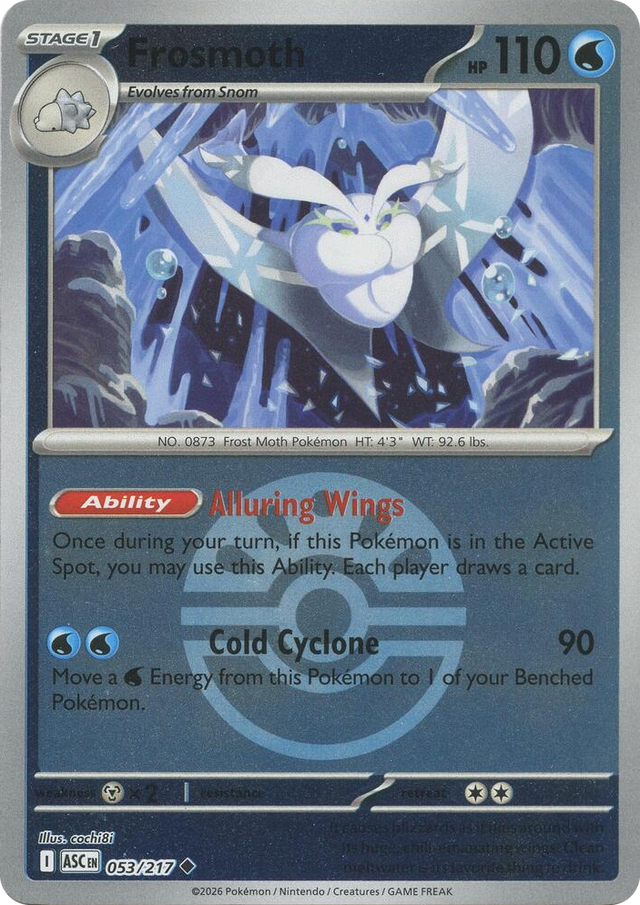 0053 Frosmoth (Friend Ball) Uncommon Ascended Heroes