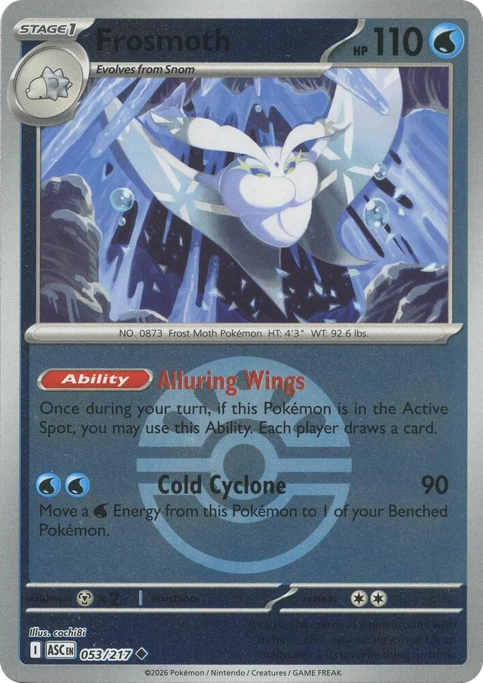 0053 Frosmoth (Friend Ball) Uncommon Ascended Heroes
