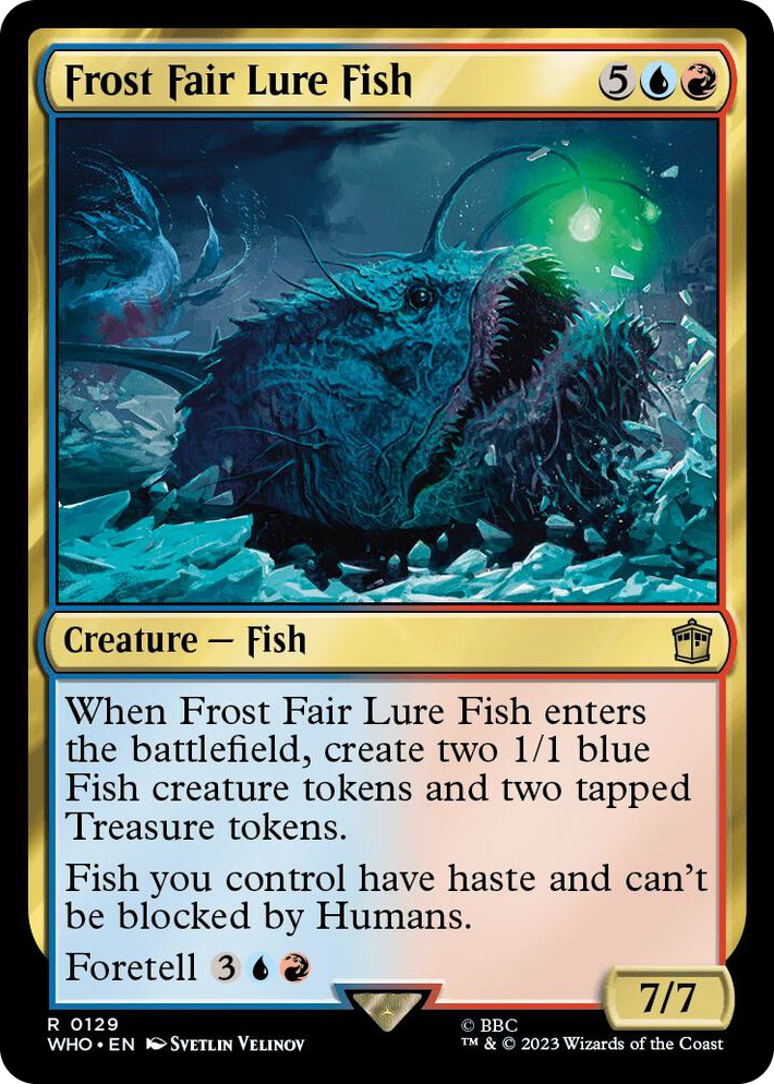 0129 Frost Fair Lure Fish R Universes Beyond: Doctor Who