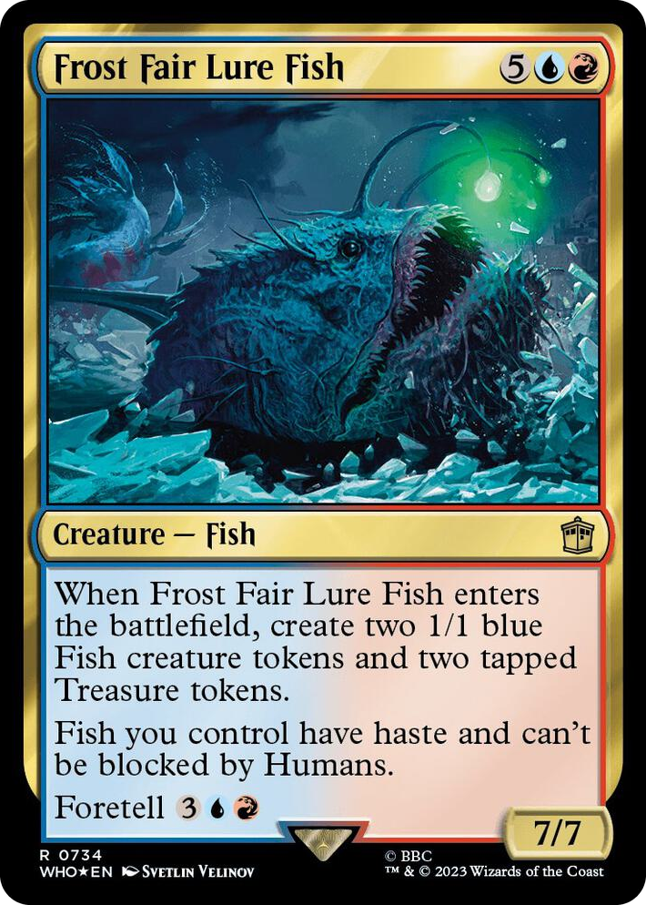 0734 Frost Fair Lure Fish (Surge Foil) R Universes Beyond: Doctor Who