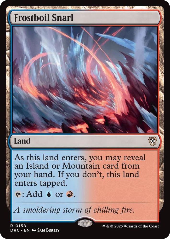 0158 Frostboil Snarl R Commander: Aetherdrift