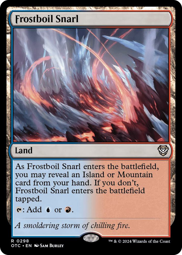 0298 Frostboil Snarl R Commander: Outlaws of Thunder Junction