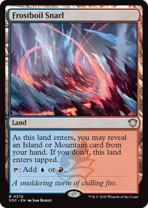 0374 Frostboil Snarl R Commander: Secrets of Strixhaven
