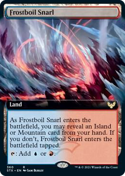 0360 Frostboil Snarl (Extended Art) R Strixhaven: School of Mages
