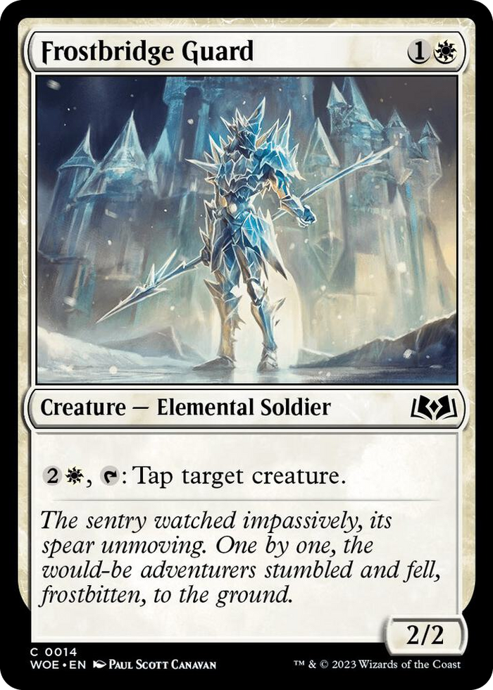 Frostbridge Guard #14 C - Wilds of Eldraine Pokemon card