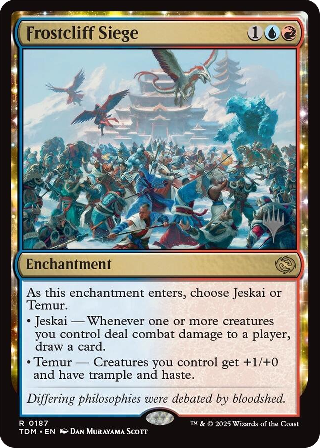 Frostcliff Siege #187 R - Promo Pack: Tarkir: Dragonstorm Pokemon card
