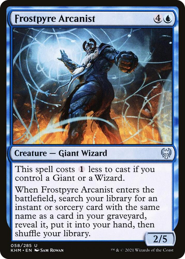 0058 Frostpyre Arcanist U Kaldheim