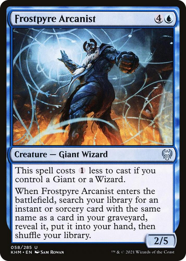 0058 Frostpyre Arcanist U Kaldheim