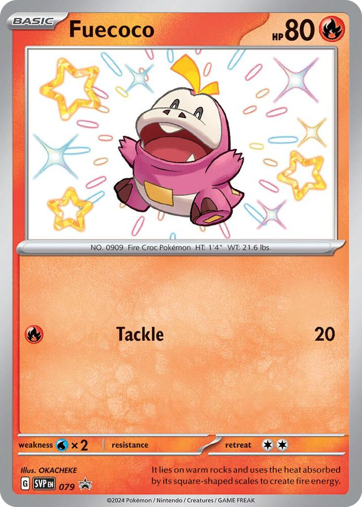 0079 Fuecoco - 079 Promo Scarlet & Violet Promo Cards
