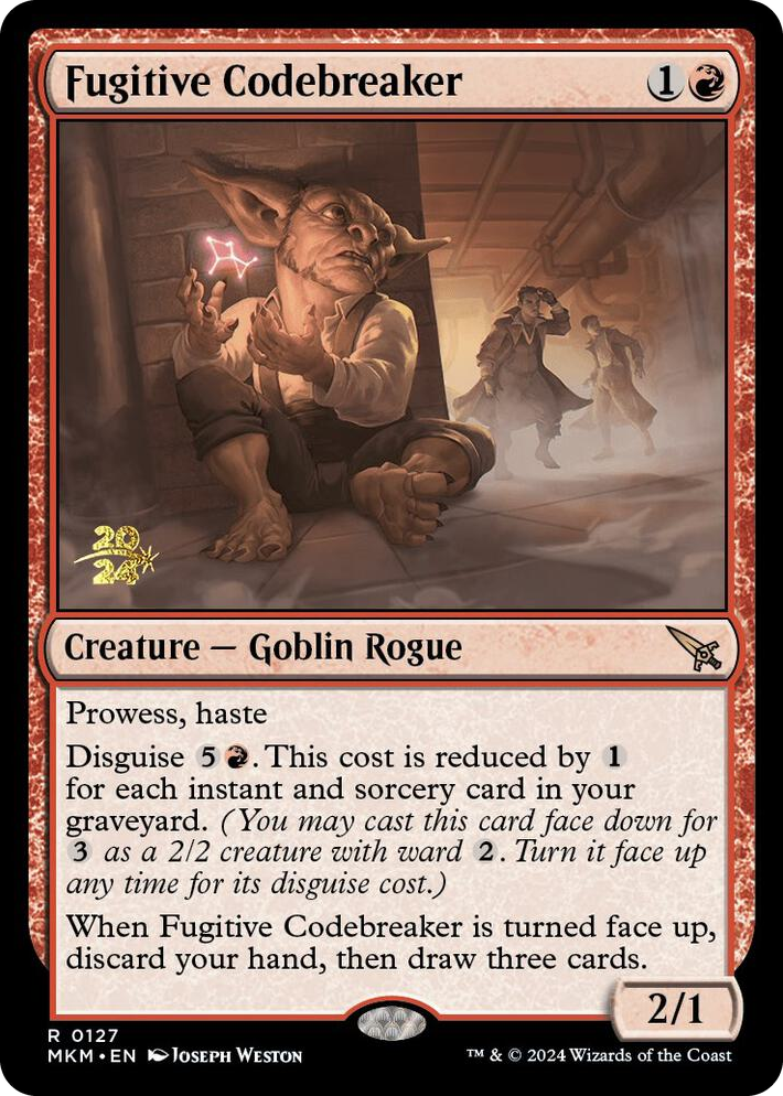 0127 Fugitive Codebreaker R Prerelease Cards