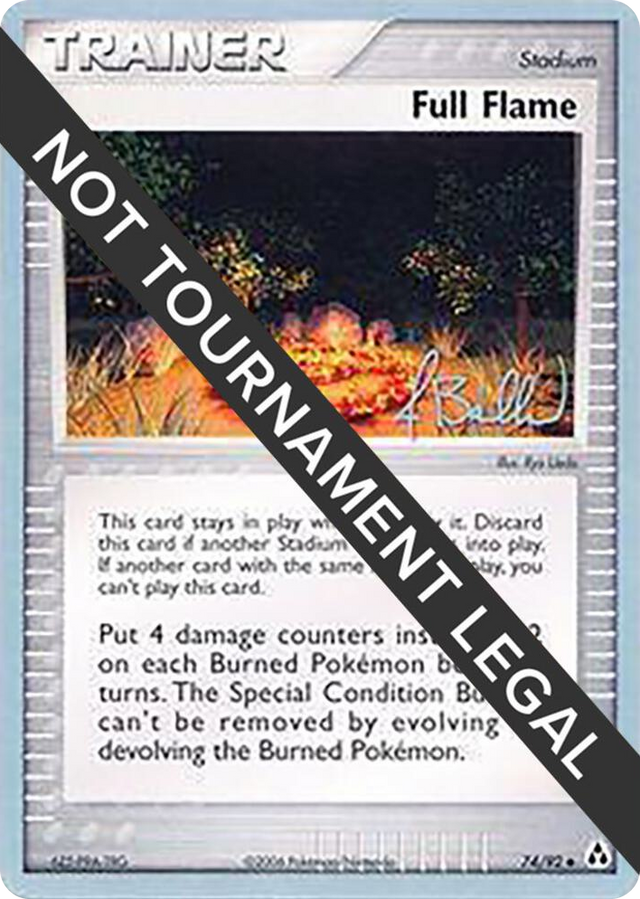 0074 Full Flame - 2006 (Jimmy Ballard) Uncommon World Championship Decks