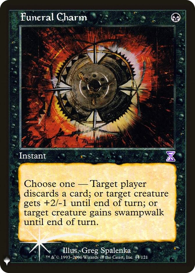 Funeral Charm #44 C - The List Reprints Pokemon card