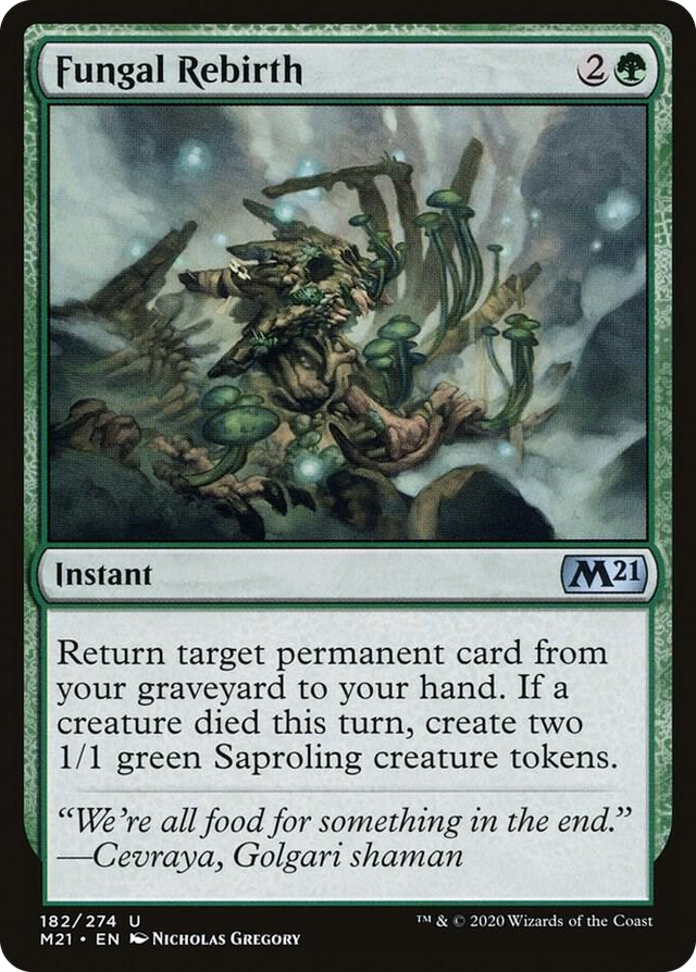 0182 Fungal Rebirth U Core Set 2021