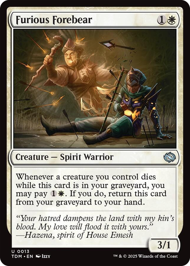 0013 Furious Forebear U Dragonstorm
