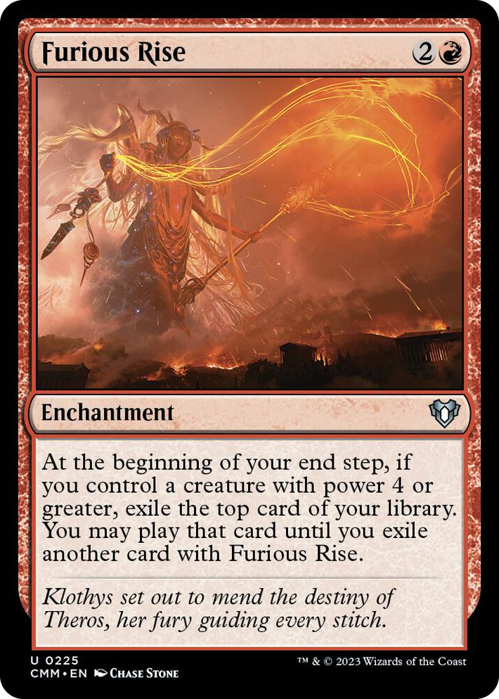 0225 Furious Rise U Commander Masters