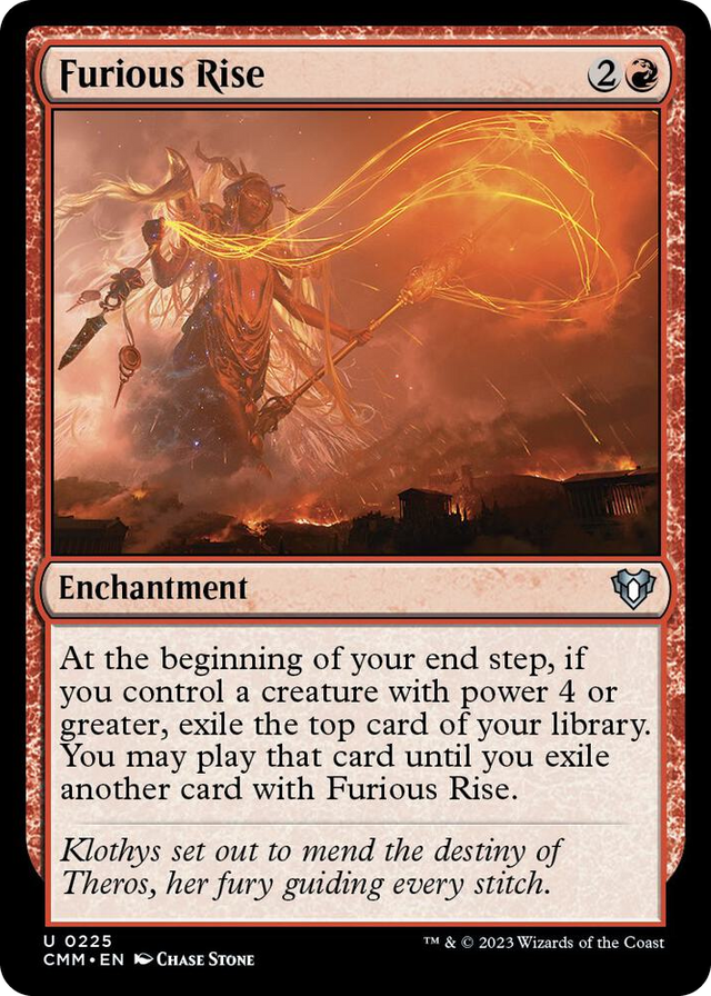 0225 Furious Rise U Commander Masters