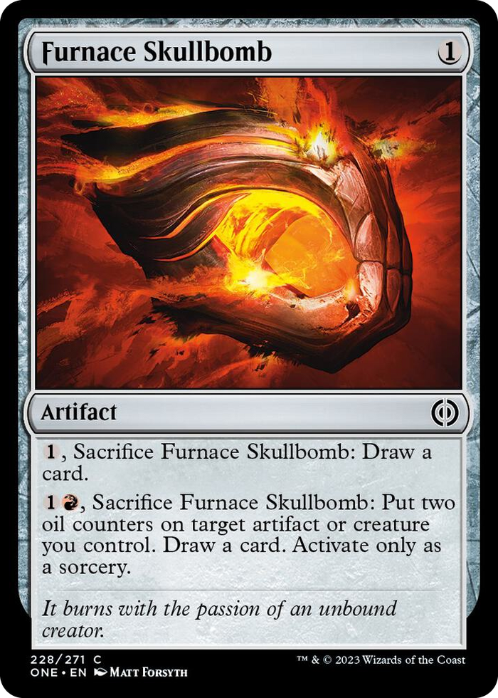 Furnace Skullbomb #228 C - Phyrexia: All Will Be One Pokemon card