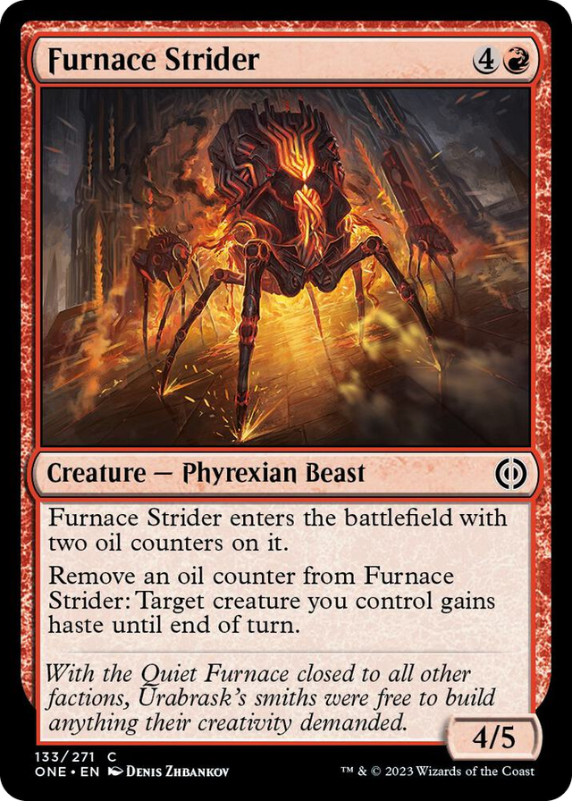 0133 Furnace Strider C Phyrexia: All Will Be One