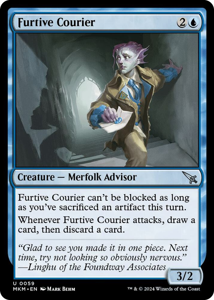 0059 Furtive Courier U Murders at Karlov Manor