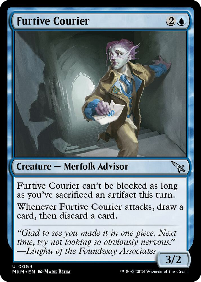 0059 Furtive Courier U Murders at Karlov Manor