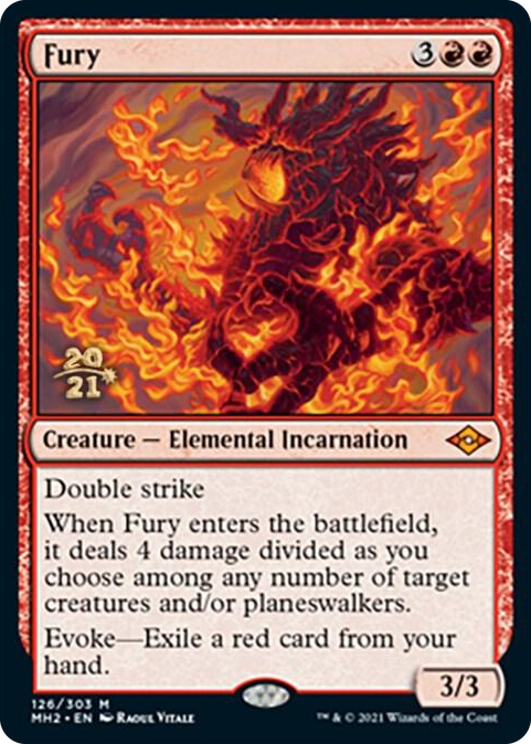 Fury #126 M - Prerelease Cards Pokemon card