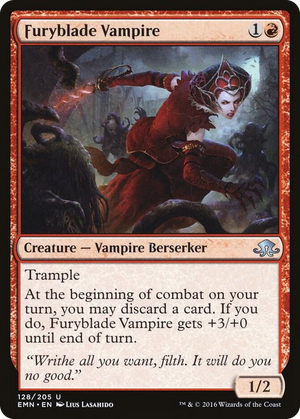 0128 Furyblade Vampire U Eldritch Moon