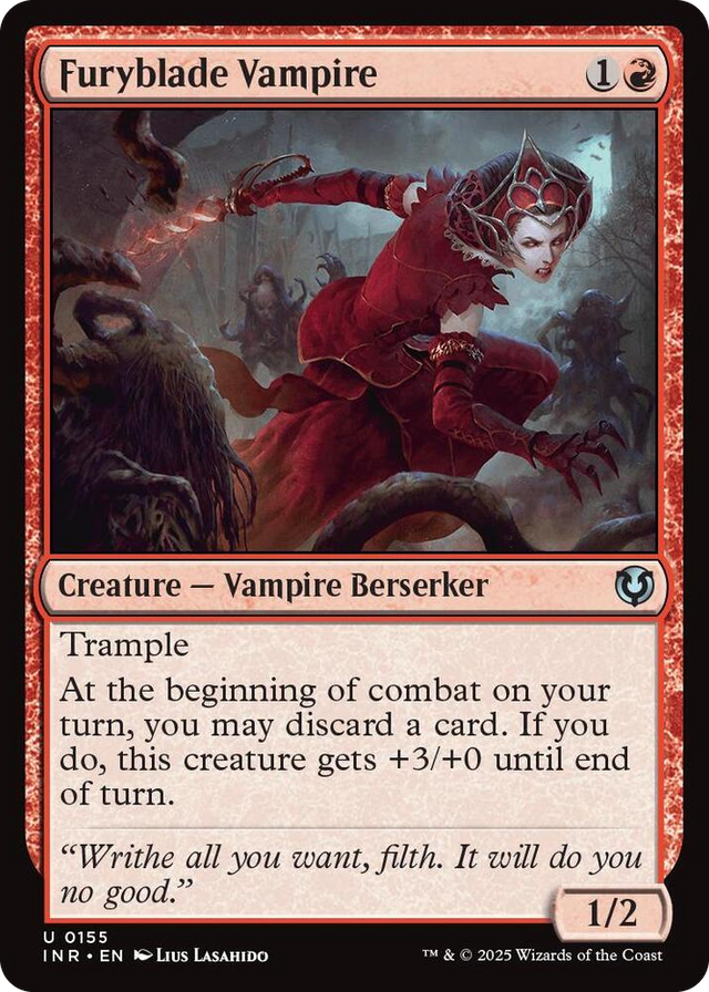 0155 Furyblade Vampire U Innistrad Remastered