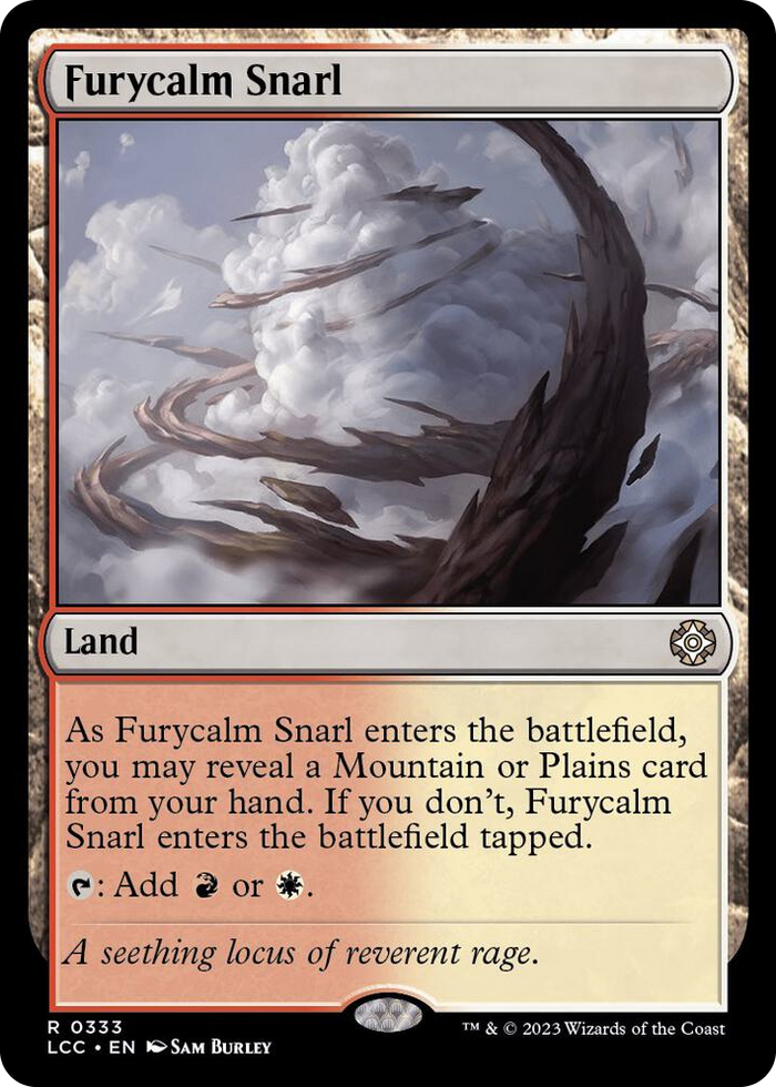 Furycalm Snarl #333 R - Commander: The Lost Caverns of Ixalan Pokemon card