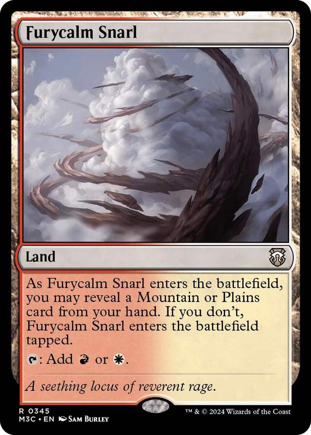 0345 Furycalm Snarl R Commander: Modern Horizons 3