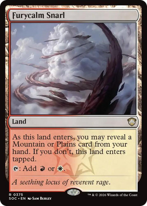 0375 Furycalm Snarl R Commander: Secrets of Strixhaven
