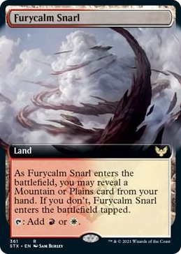 0361 Furycalm Snarl (Extended Art) R Strixhaven: School of Mages