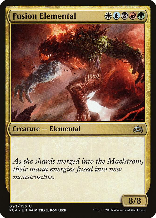 Fusion Elemental #93 U - Planechase Anthology Pokemon card