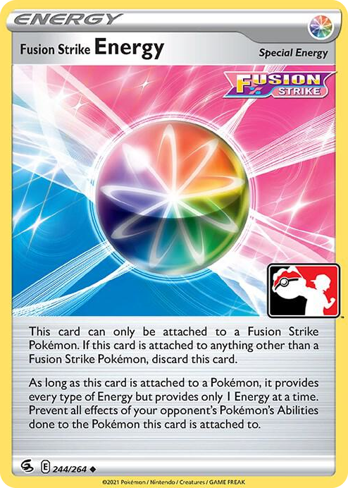 0244 Fusion Strike Energy Uncommon Prize Pack Series Cards