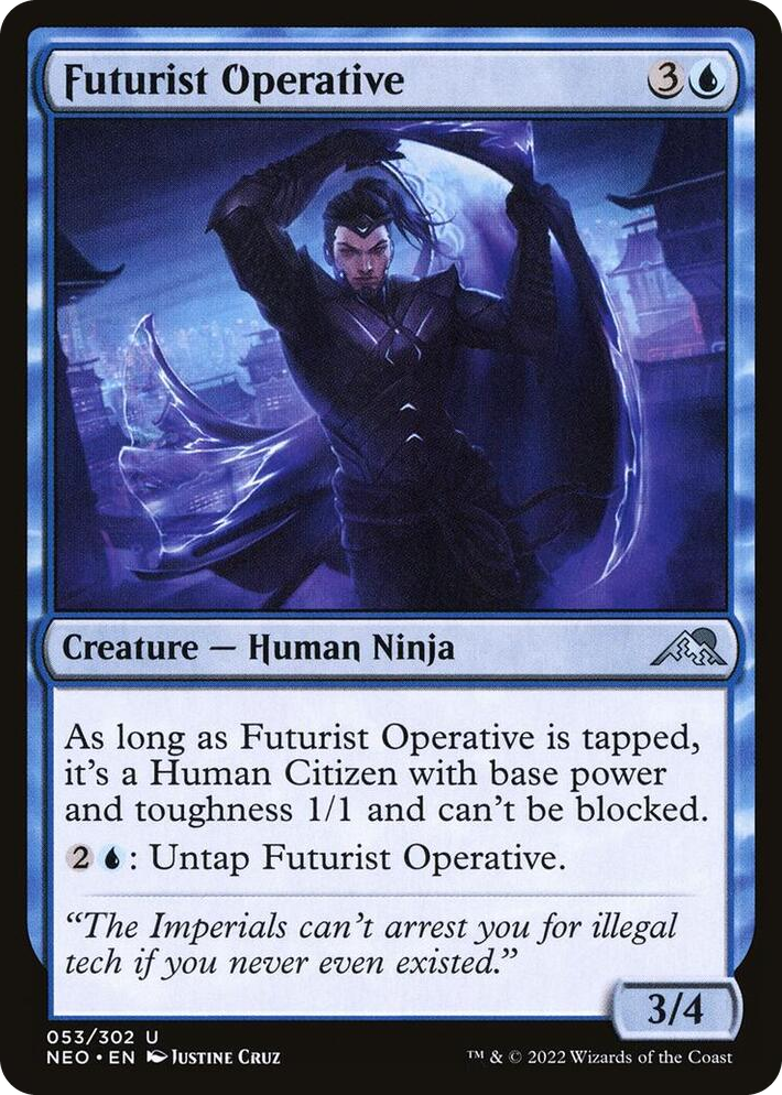 0053 Futurist Operative U Kamigawa: Neon Dynasty