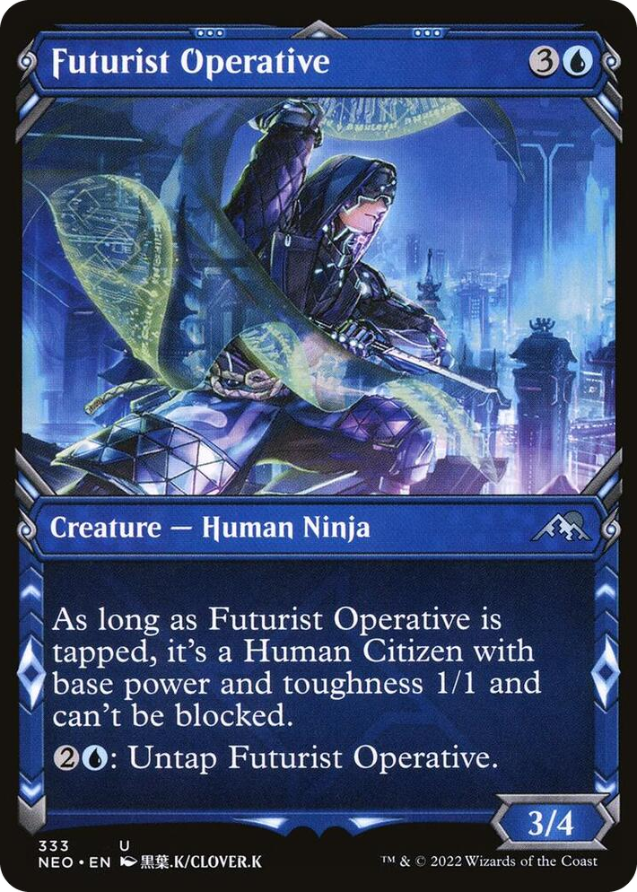0333 Futurist Operative (Showcase) U Kamigawa: Neon Dynasty
