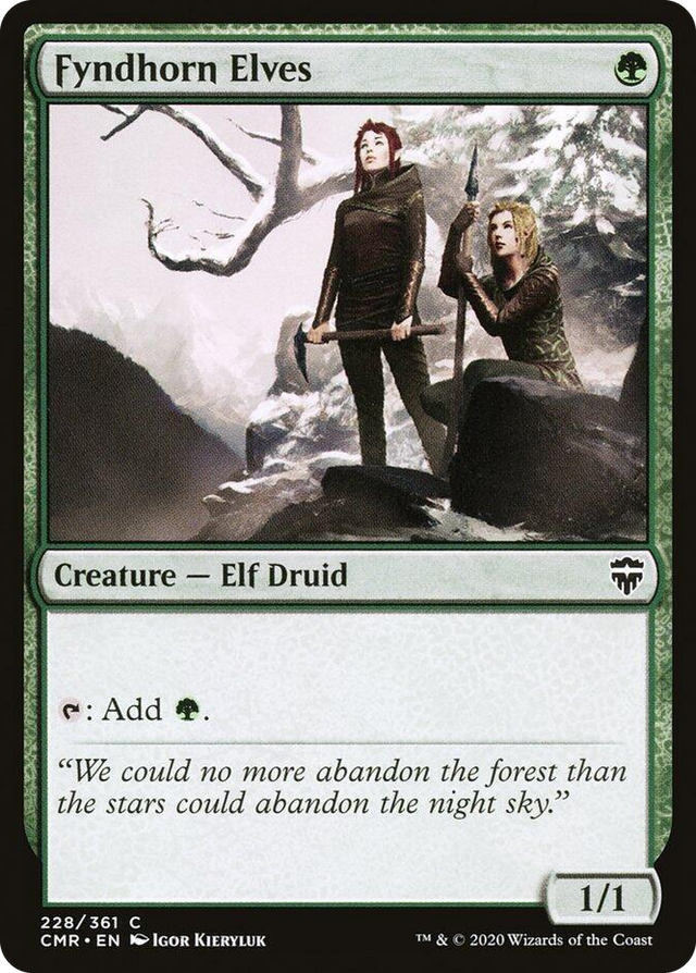 0228 Fyndhorn Elves C Commander Legends