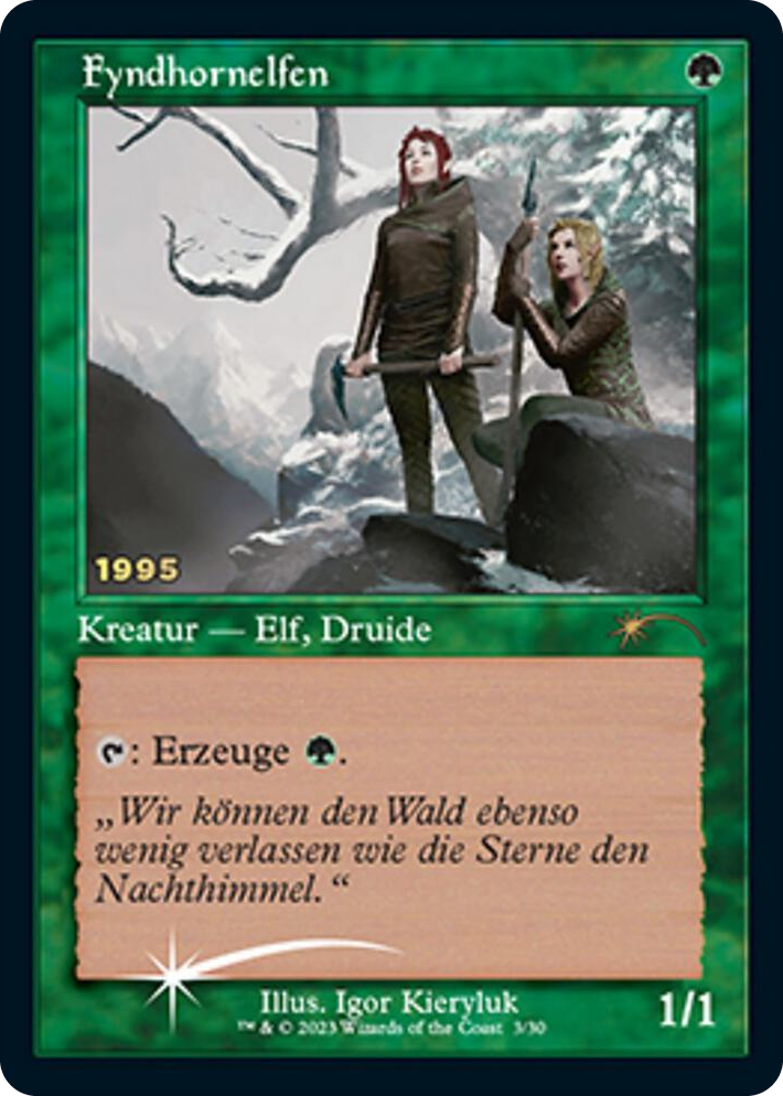 0003 Fyndhorn Elves (DE Exclusive) P 30th Anniversary Promos