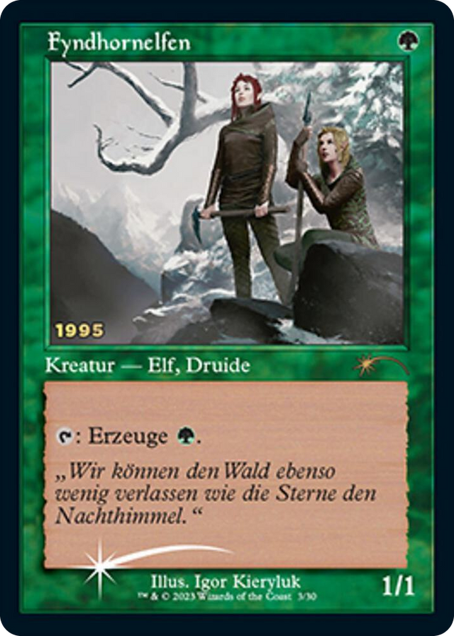 0003 Fyndhorn Elves (DE Exclusive) P 30th Anniversary Promos