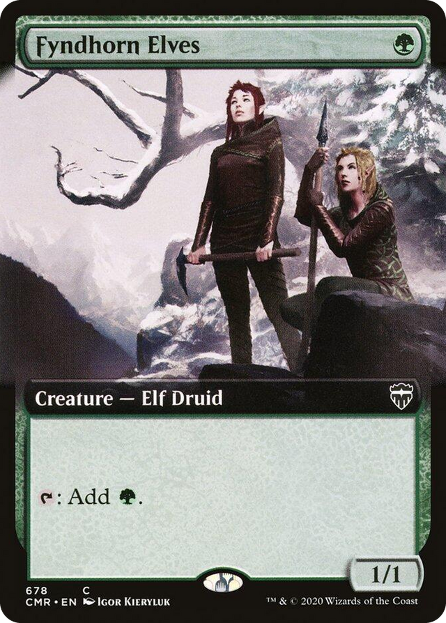 0678 Fyndhorn Elves (Extended Art) C Commander Legends