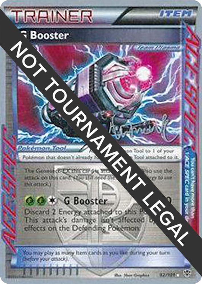 0092 G Booster - 2014 (Andrew Estrada) Rare World Championship Decks