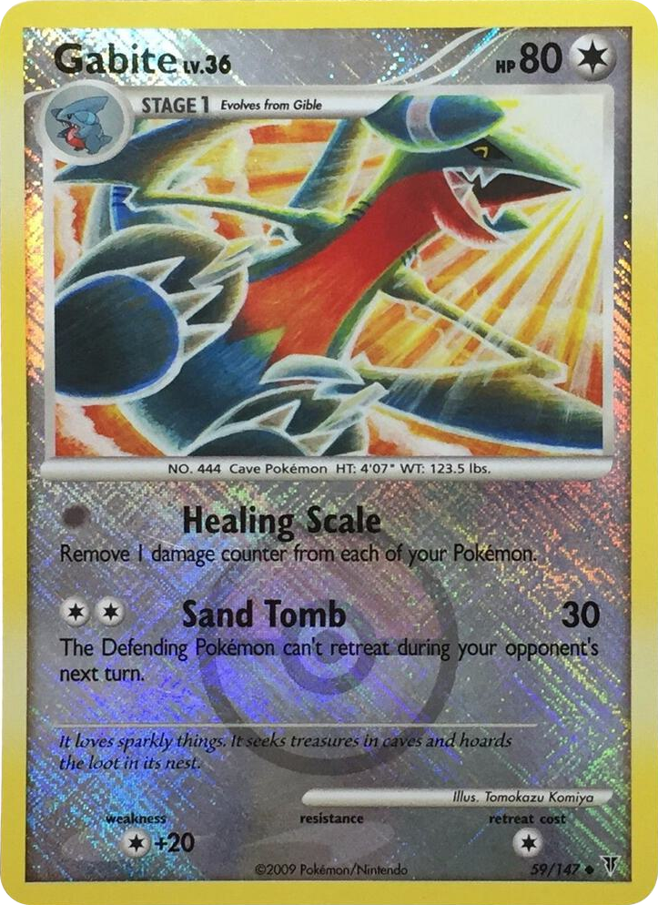 0059 Gabite - 59/147 (Championship Promo) Promo League & Championship Cards