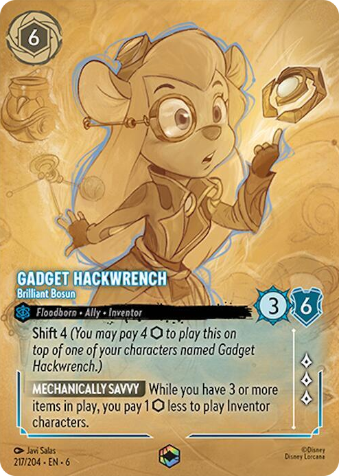 0217 Gadget Hackwrench - Brilliant Bosun (Enchanted) Enchanted Azurite Sea